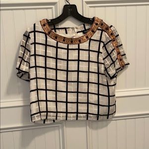 Moving sale! Bebe embellished crop top